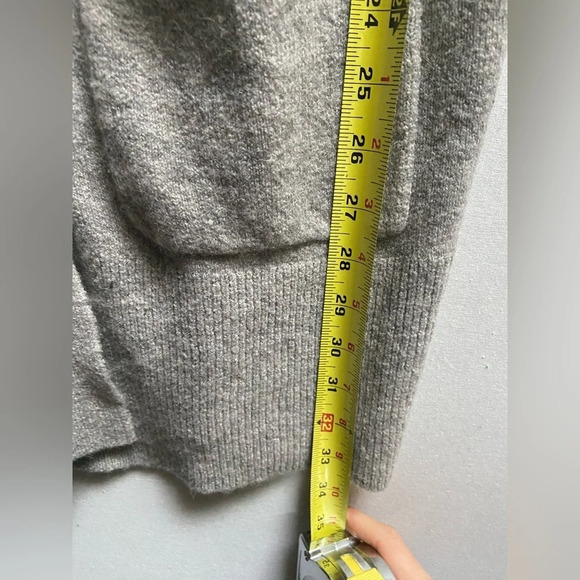 Madewell  Kent Colorblock Cardigan Oversized Sweater In Coziest Yarn Sz XS - Picture 9 of 11